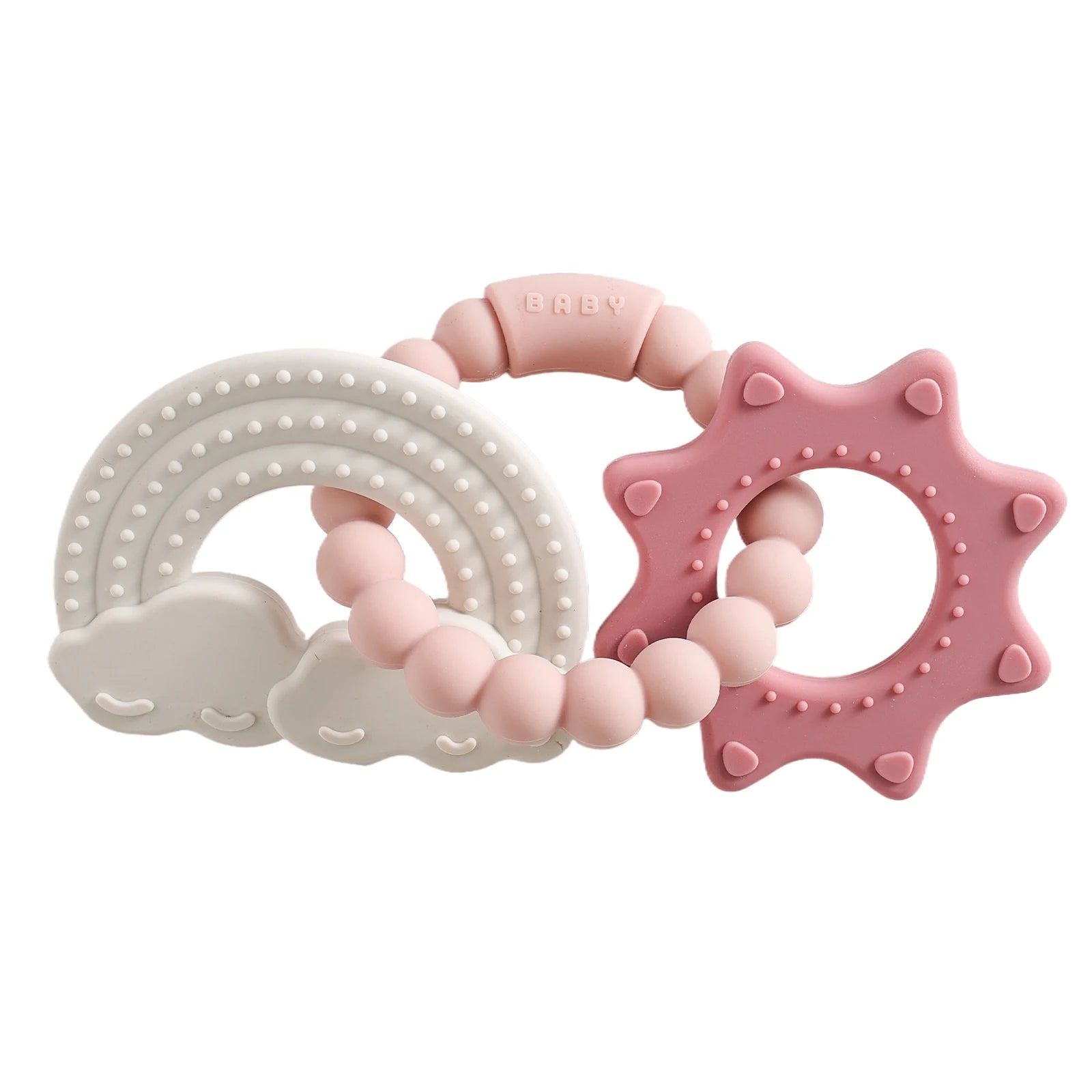 Sunshine & rainbow teether
